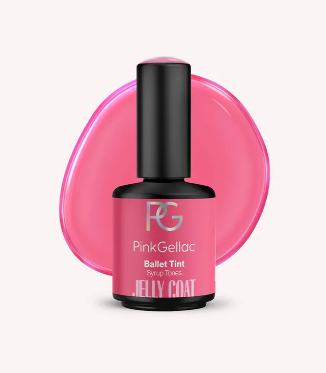 pink-gellac-jelly-coat-ballet-tint-jelly-gel-lack-rosa-syrup-tones image 1