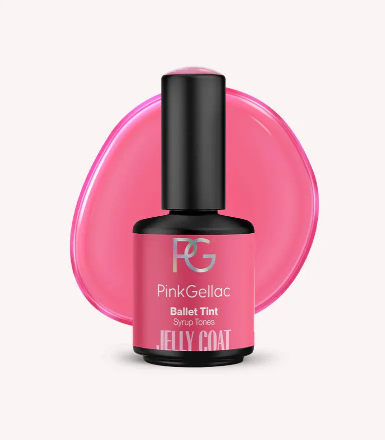 pink-gellac-jelly-coat-ballet-tint-jelly-gel-lack-rosa-syrup-tones image 1