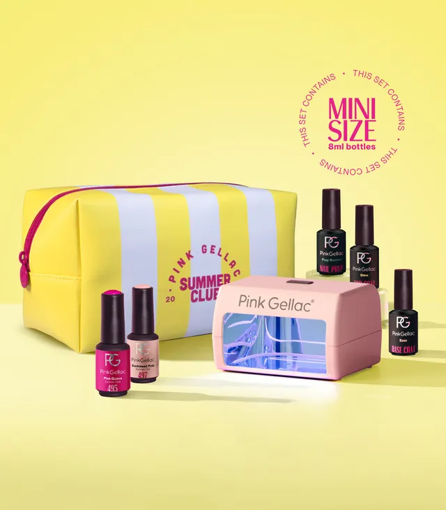 pink-gellac-summer-club-starter-kit-gel-manik-re-set image 1