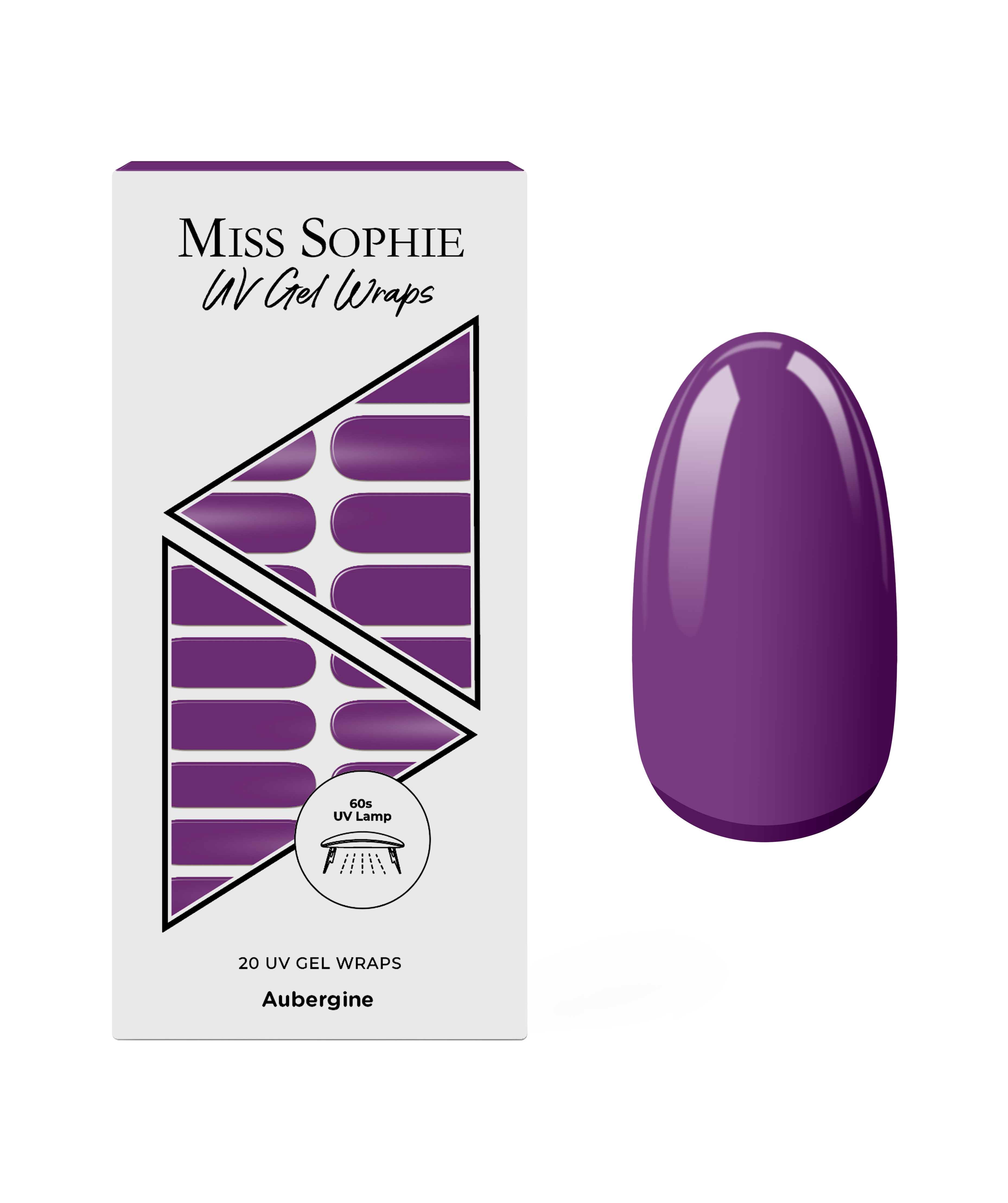 miss-sophie-aubergine-uv-gel-nagelfolien-tiefes-aubergine image 1
