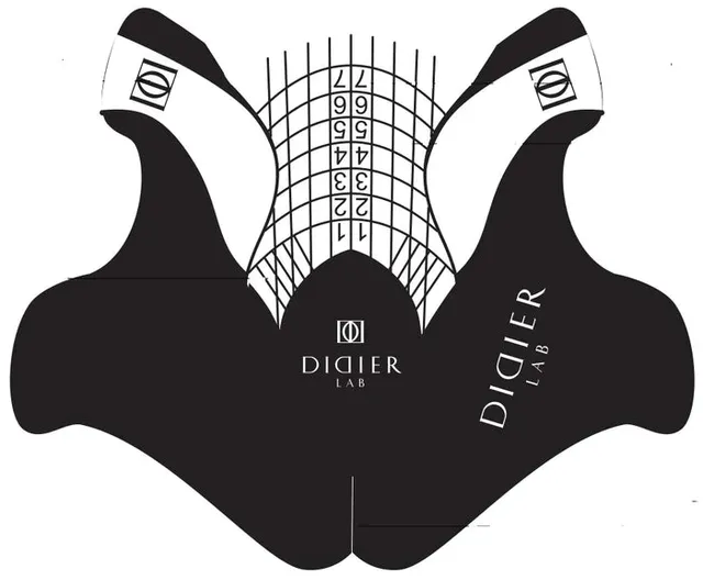 didier-lab-plastikschablonen-nagelverl-ngerung-100-st-ck image 1