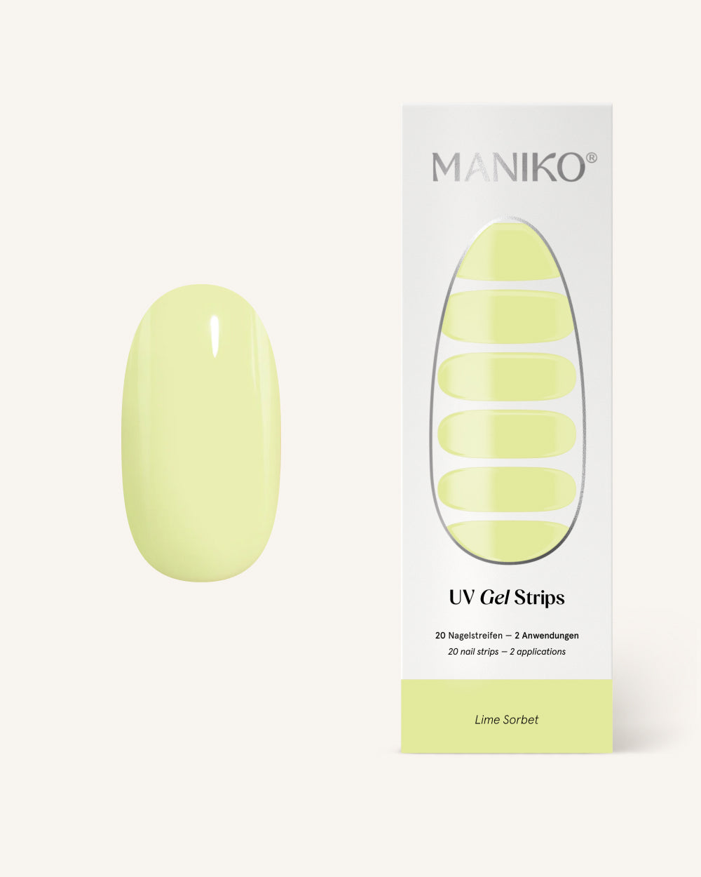 maniko-lime-sorbet-uv-gel-strips-manik-re image 1