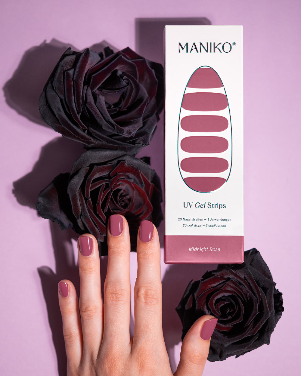 maniko-midnight-rose-uv-gel-strips image 4
