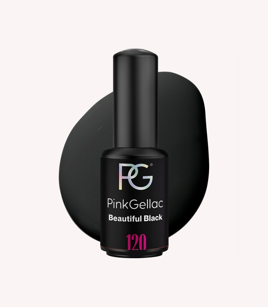 pink-gellac-120-beautiful-black-gel-nagellack-8-ml-schwarz image 1