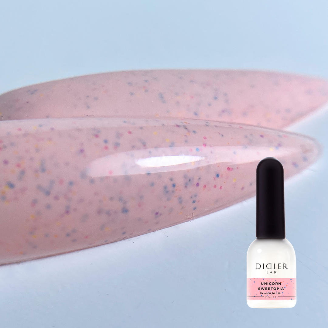 didier-lab-unicorn-uv-nagellack-sweetopia-10ml-rosa-mit-konfetti-hema-tpo-frei image 5