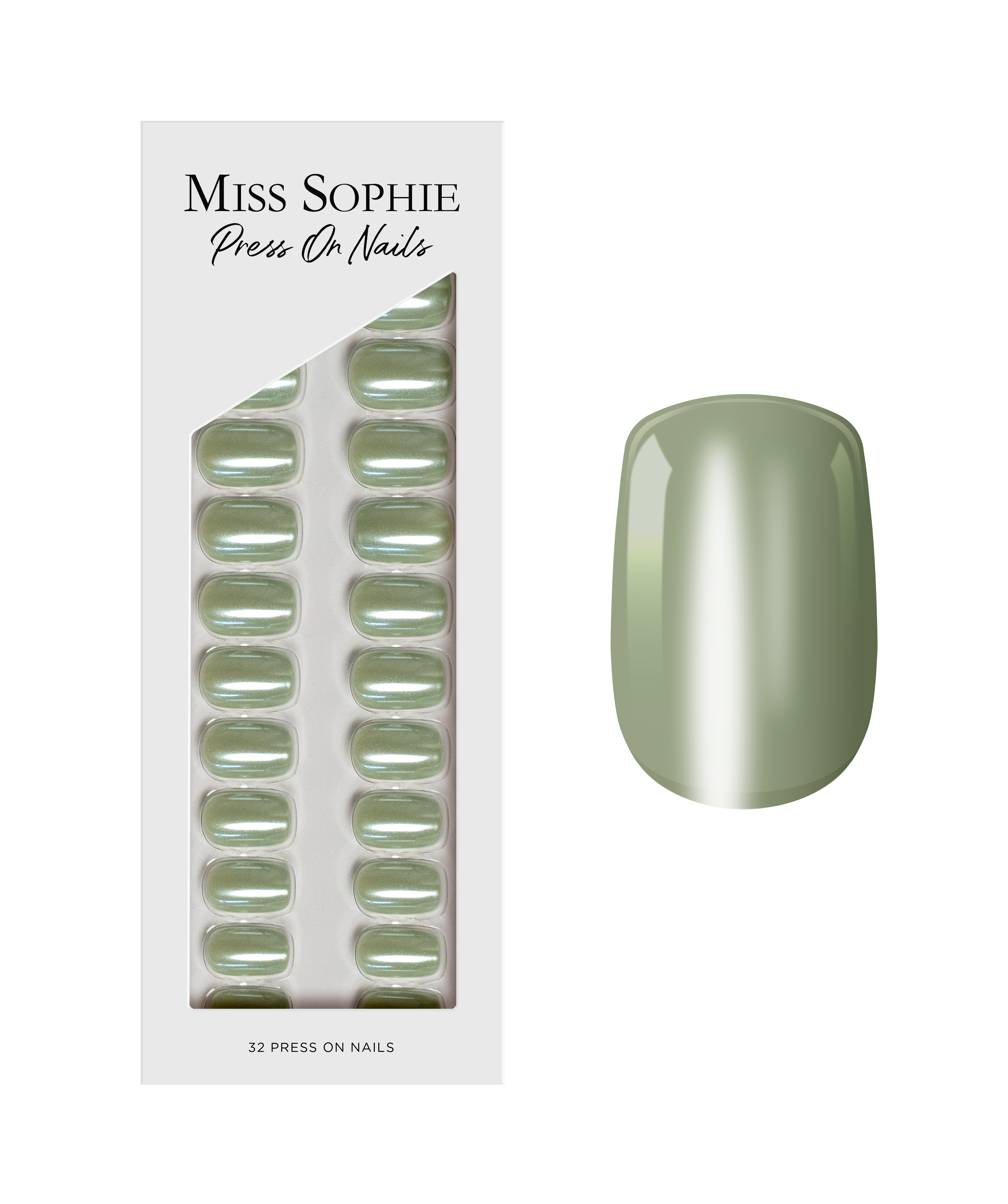miss-sophie-matcha-chic-press-on-nails-short-square image 1