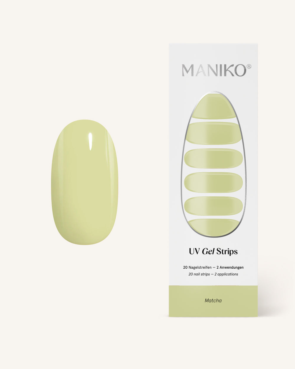 maniko-matcha-uv-uv-gel-strips image 1