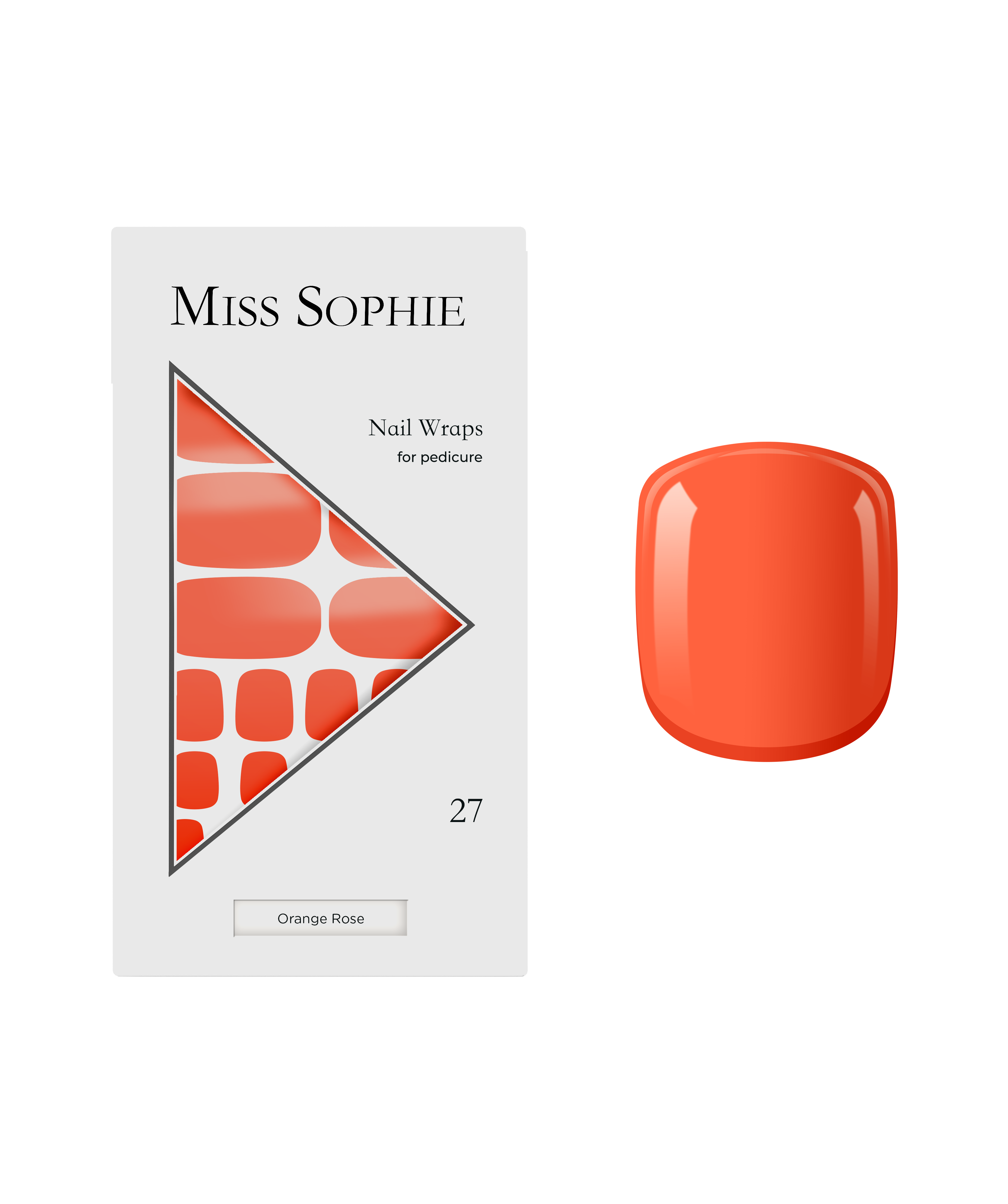 miss-sophie-orange-rose-pedicure-nagelfolien-f-r-fussn-gel-in-orange image 1