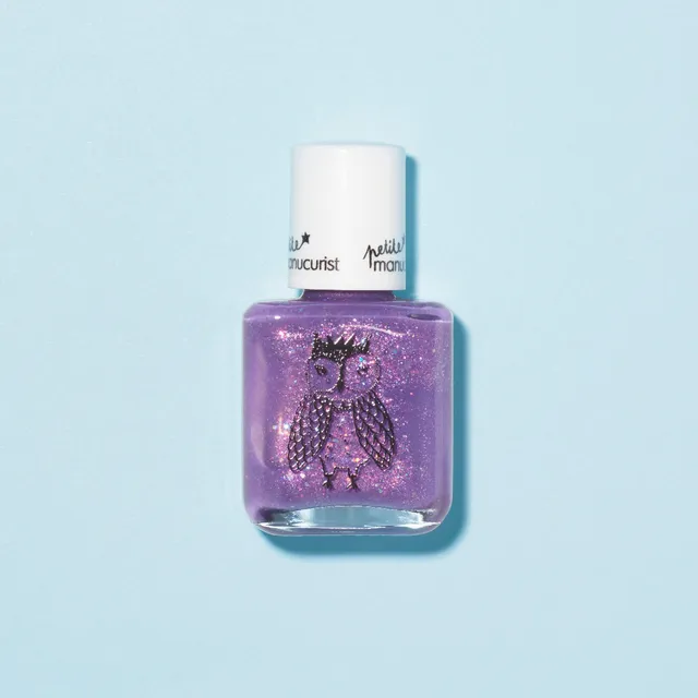 manucurist-scarlett-die-eule-kindernagellack-violett-glitzer image 1
