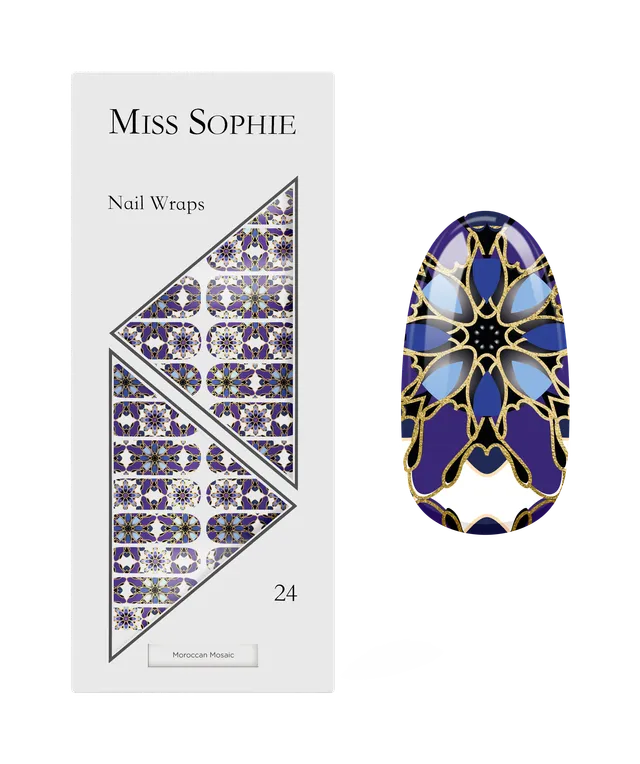 miss-sophie-moroccan-mosaic-nail-wraps image 1