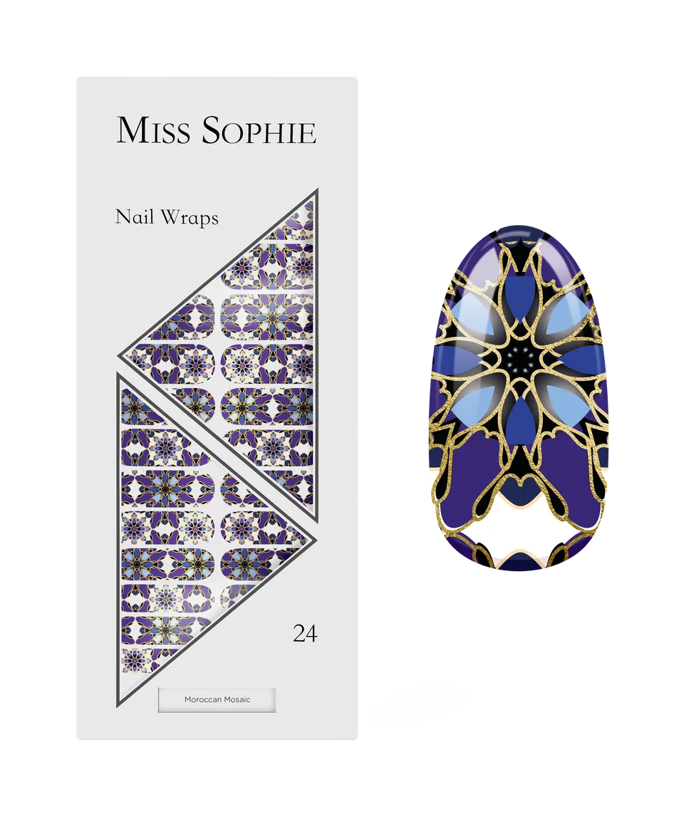 miss-sophie-moroccan-mosaic-nail-wraps image 1