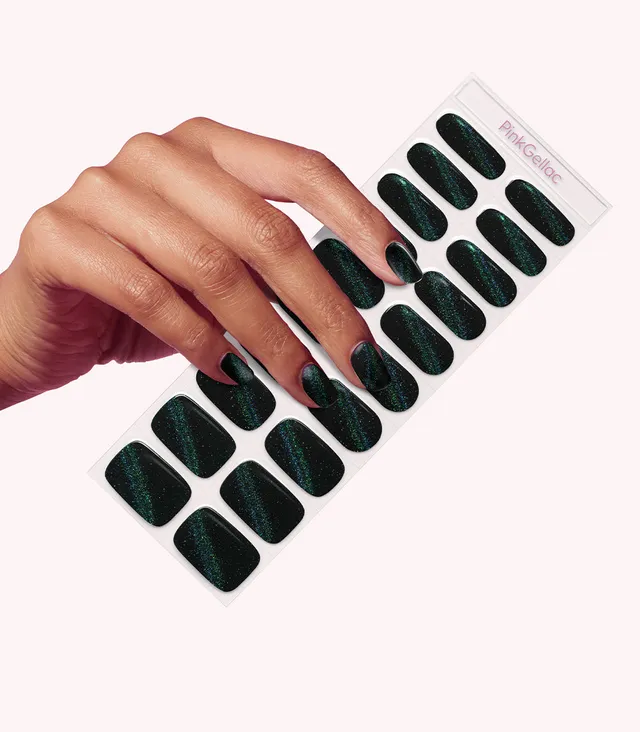pink-gellac-019-cat-eye-black-onyx-gel-nagel-sticker-manik-re image 1
