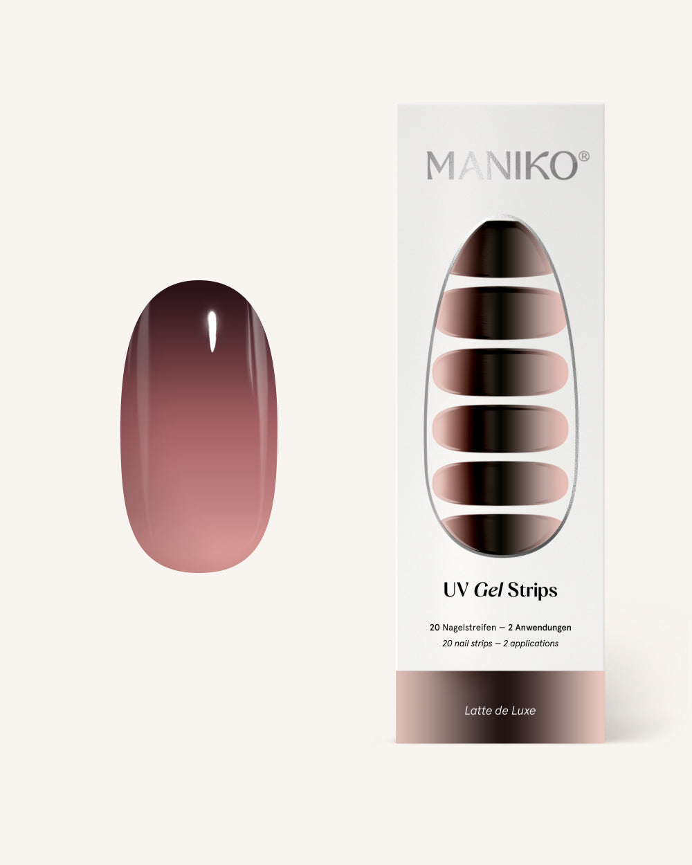maniko-latte-de-luxe-uv-uv-gel-strips-mit-creme-braun-verlauf image 1