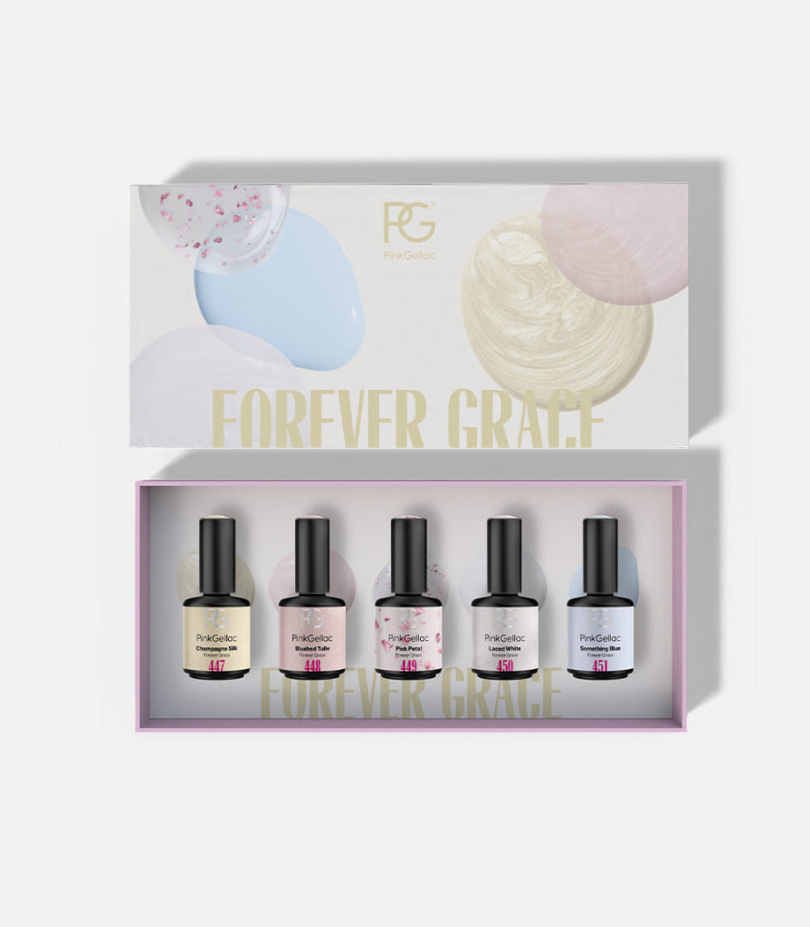 pink-gellac-forever-grace-set-gel-nagellack-kollektion-5-teilig image 1