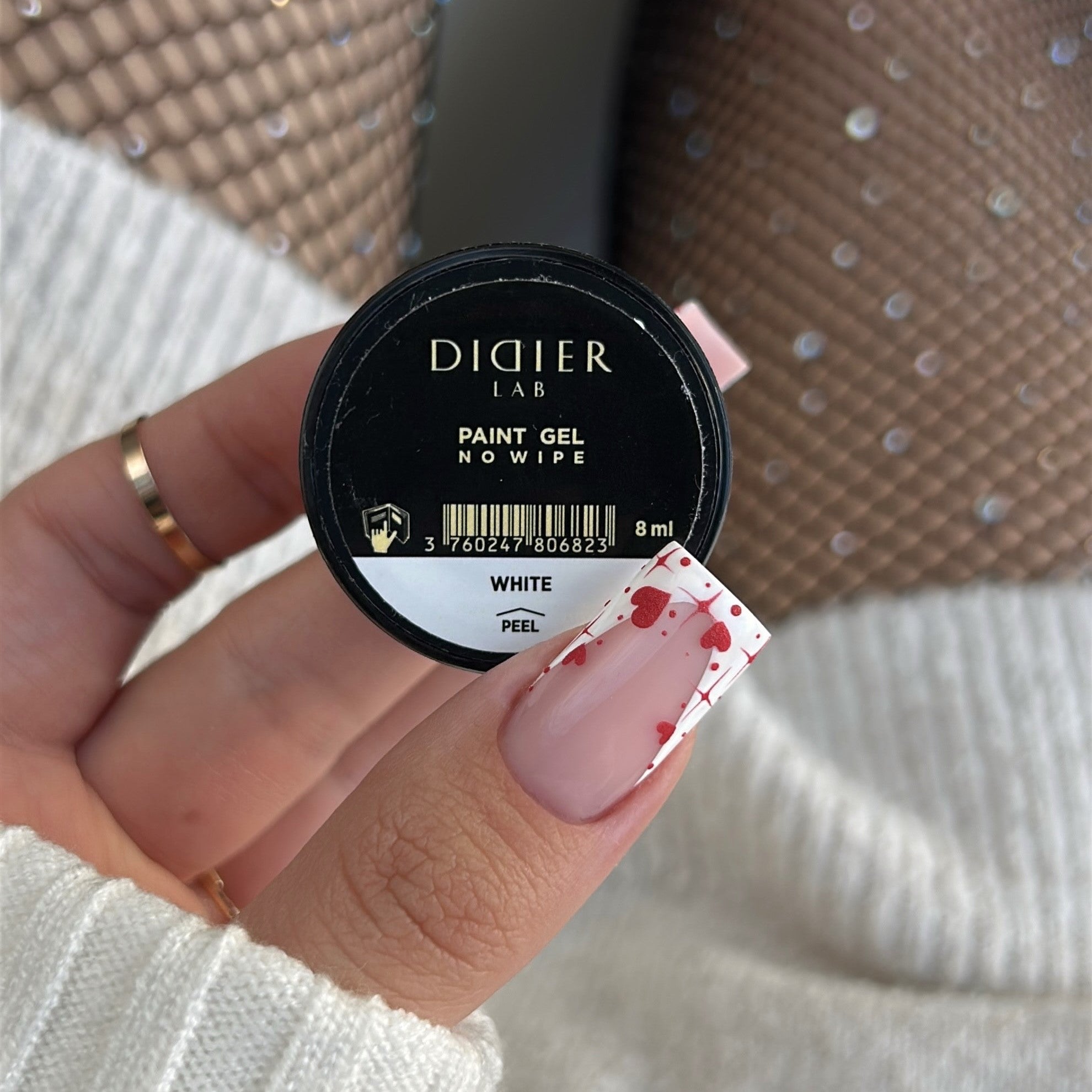 didier-lab-paint-gel-no-wipe-white-nail-art-8ml image 2