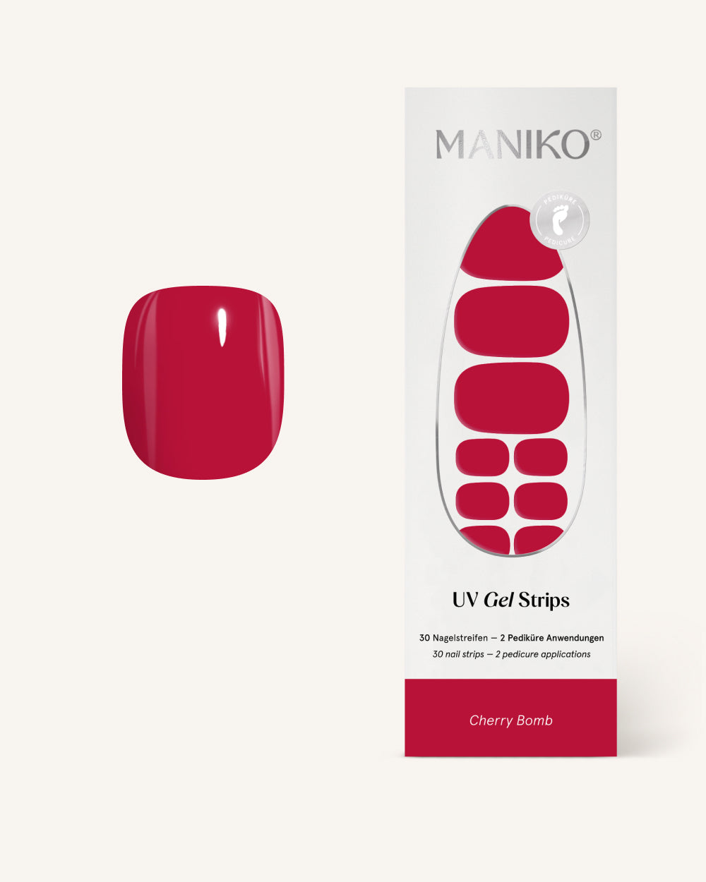 maniko-cherry-bomb-uv-pedi-uv-gel-strips-f-r-pedik-re image 1