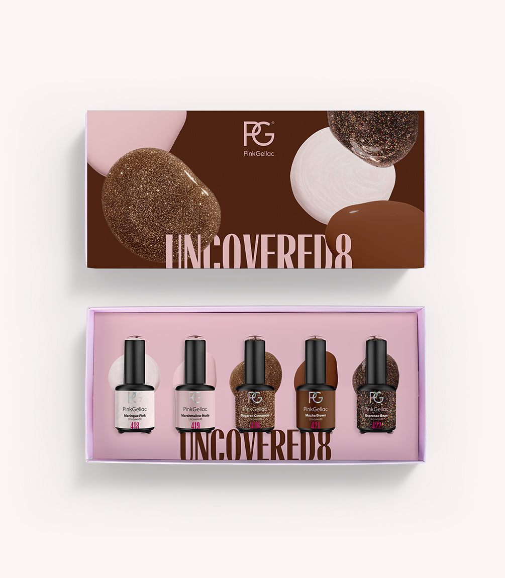pink-gellac-uncovered8-set-5-teiliges-gel-nagellack-kollektions-set image 1