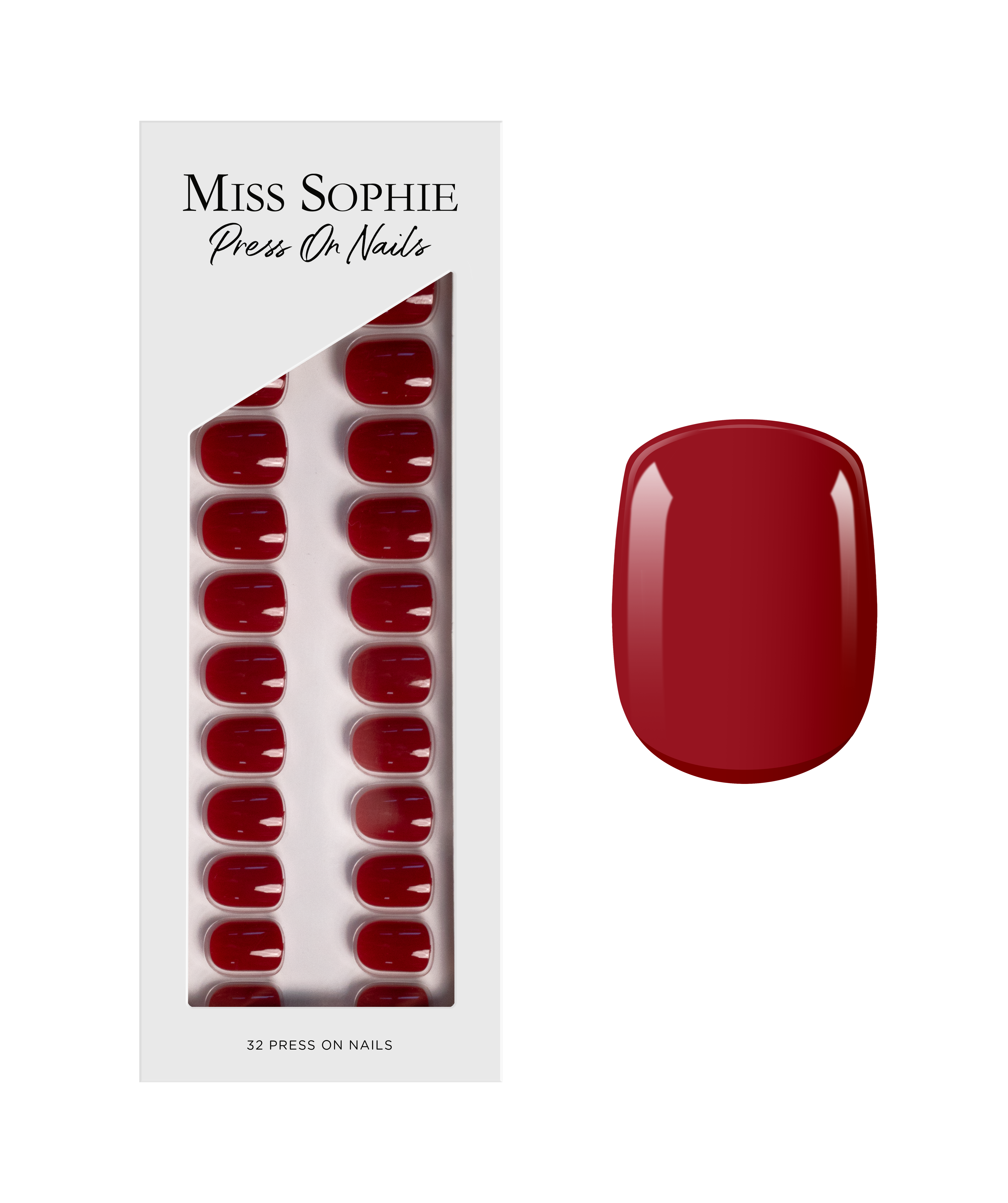 miss-sophie-paris-je-t-aime-press-on-nails-extra-short-square image 1