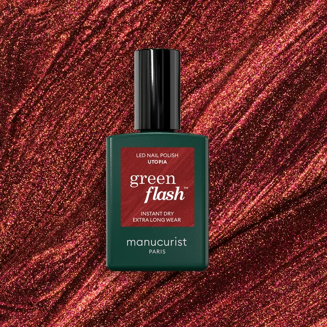 manucurist-green-flash-utopia-semi-permanenter-nagellack-kupferbraun-metallic image 1