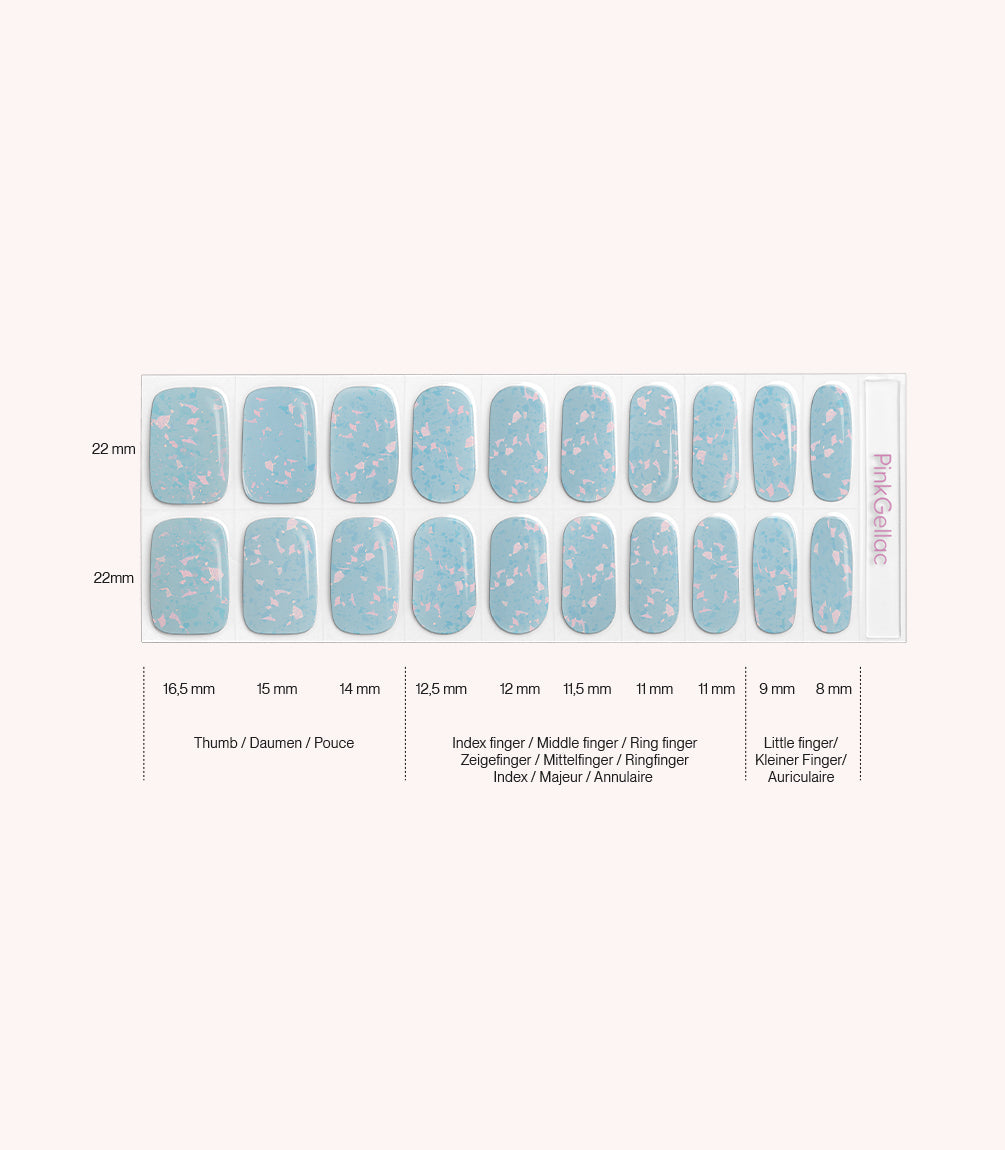 pink-gellac-009-holographic-blue-gel-nail-sticker image 5