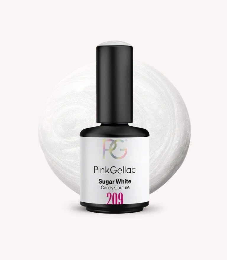 pink-gellac-209-sugar-white-gel-nagellack-metallic-glitzer image 1