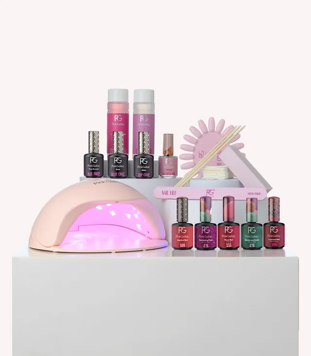 pink-gellac-w-hl-set-5-farben-gel-nagellack-starter-set image 1