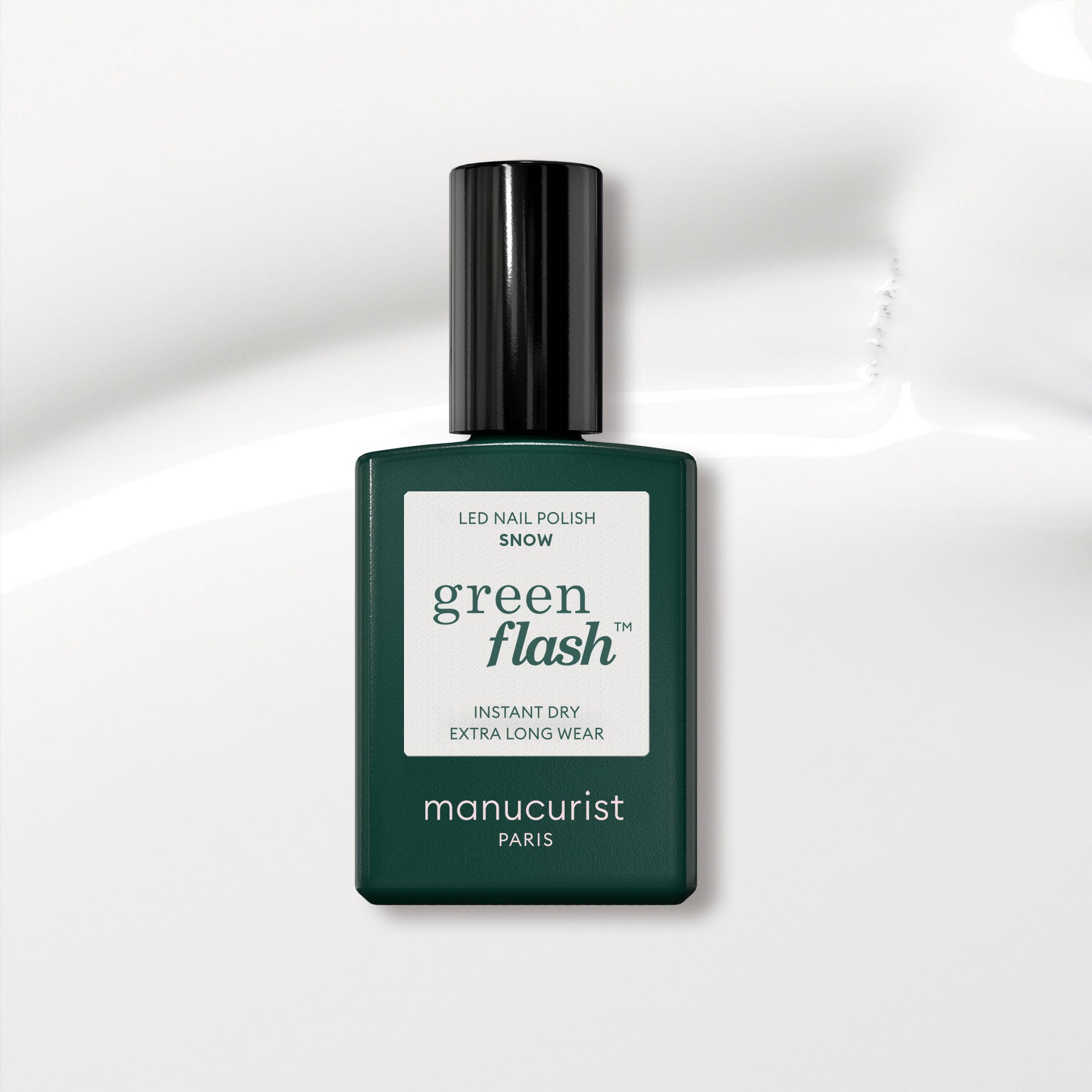 manucurist-green-flash-snow-semi-permanenter-nagellack-reinwei image 1