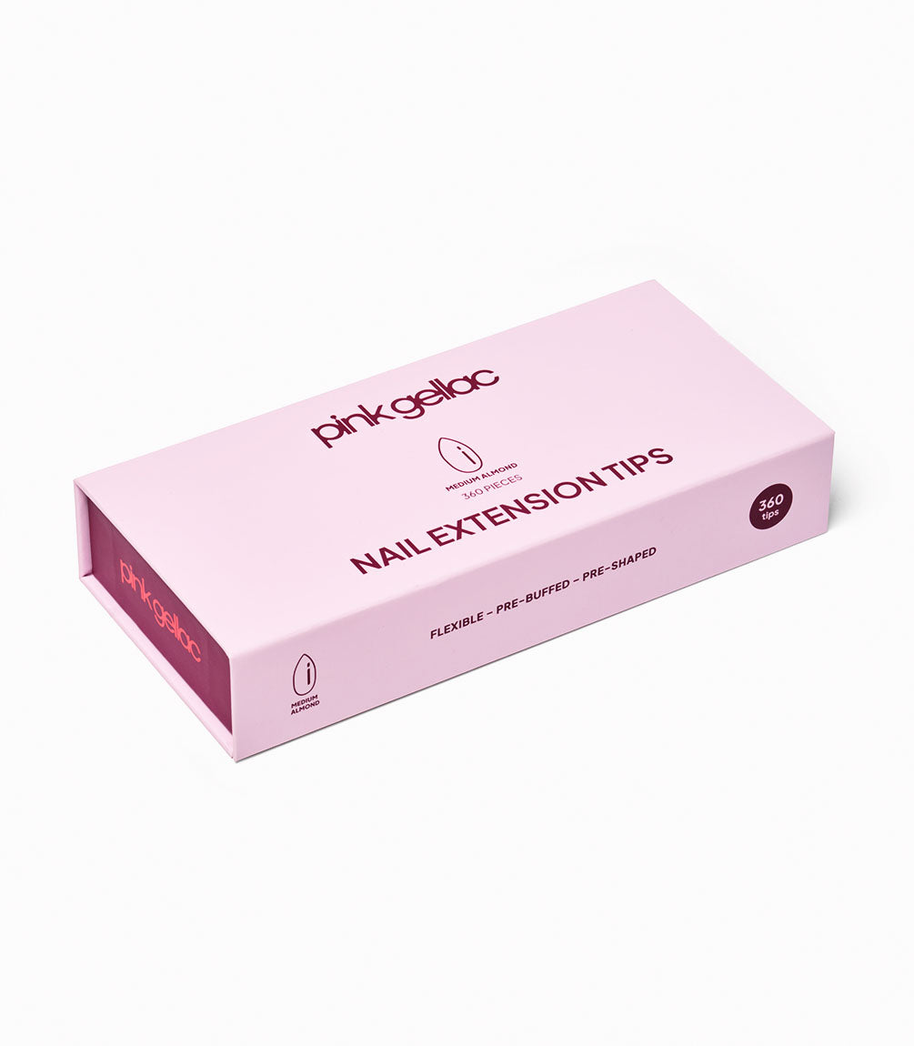 pink-gellac-medium-almond-nagelverl-ngerungs-tips image 1