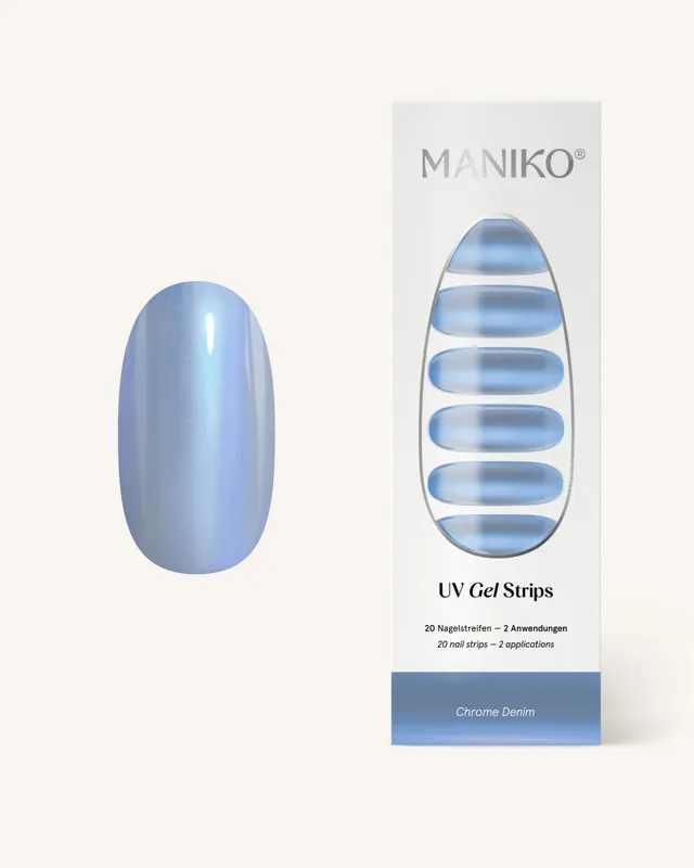 maniko-chrome-denim-uv-uv-gel-strips image 1