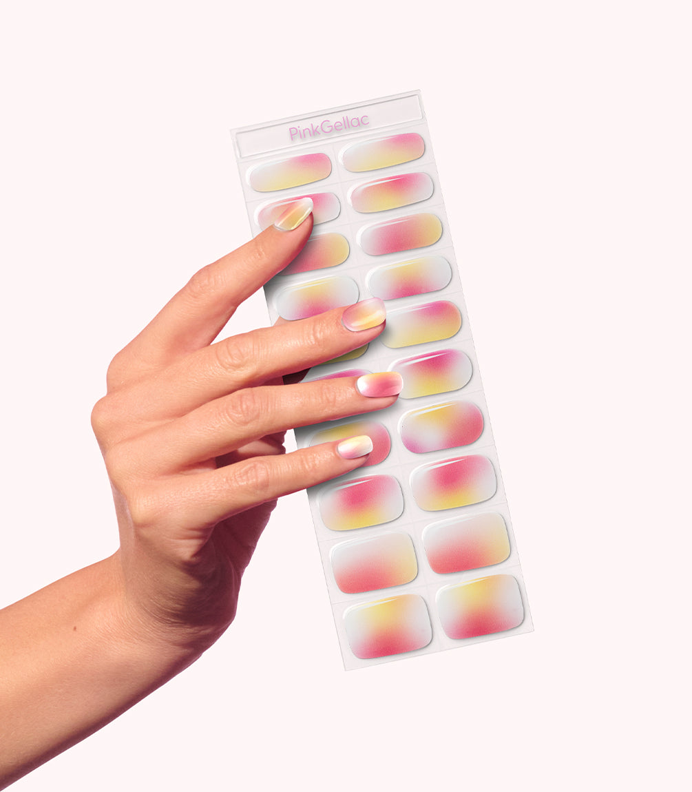 pink-gellac-047-soft-sunset-gel-nagelsticker-pink-orange-verlauf image 1