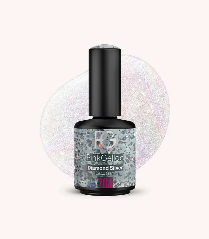 pink-gellac-204-diamond-silver-gel-nagellack-glitzer image 1