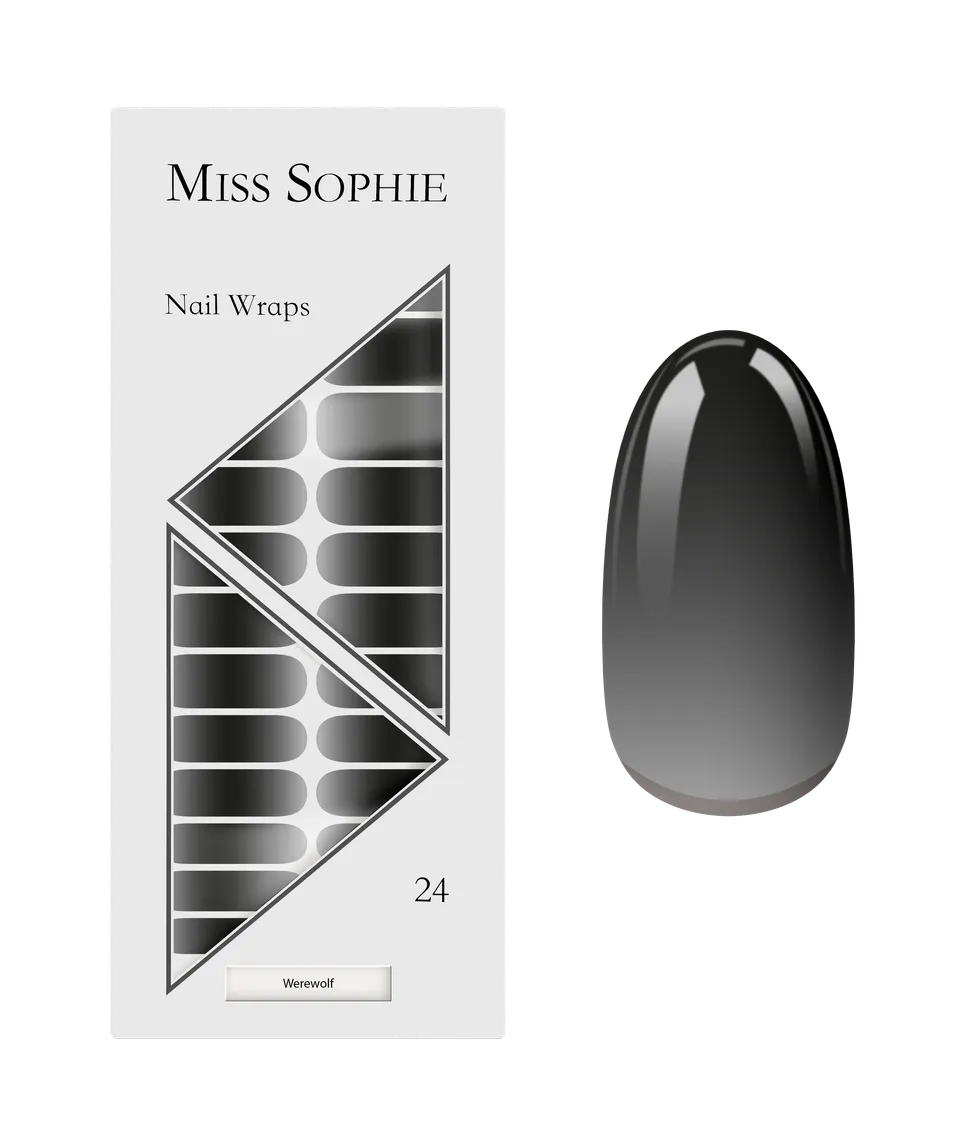miss-sophie-werewolf-nagelfolien-grau-schwarz-ombr-halloween image 1
