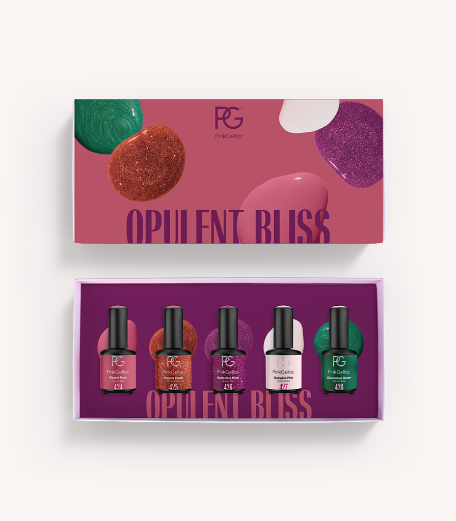 pink-gellac-opulent-bliss-set-5er-gel-nagellack-kollektion image 1