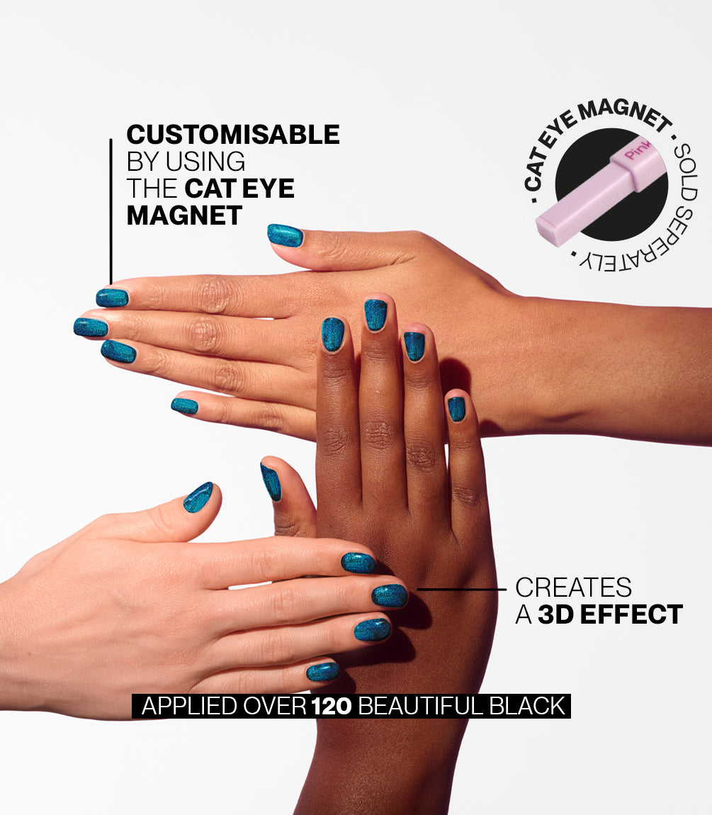 pink-gellac-cat-eye-luminous-nebula-gel-nagellack-hellblau-magnet image 2