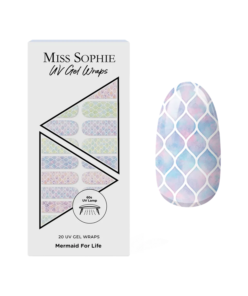 miss-sophie-mermaid-for-life-uv-gel-wraps-pastell-schuppenmuster image 1