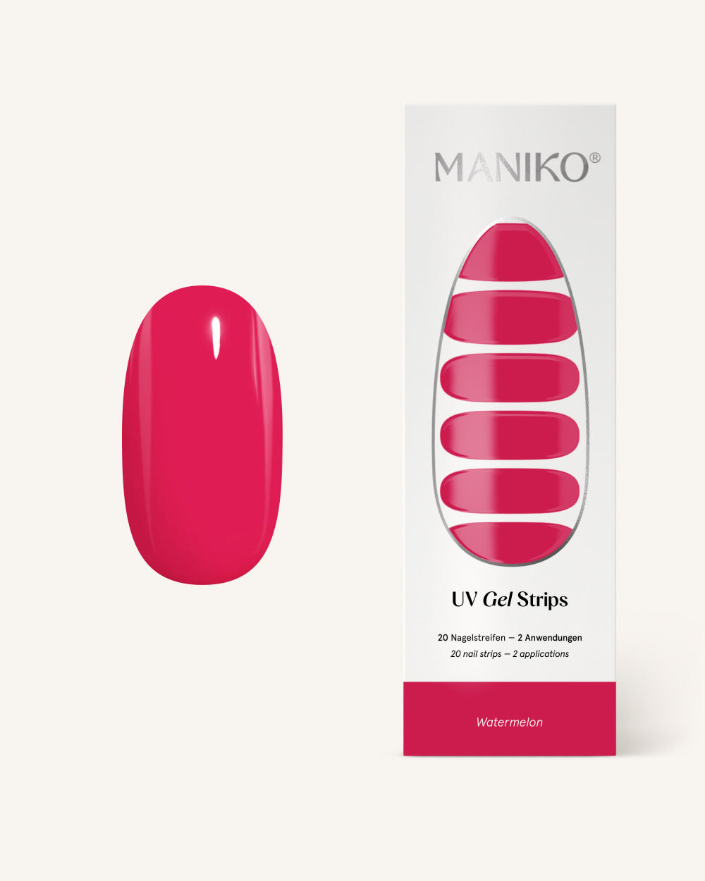 maniko-watermelon-uv-gel-strips image 1