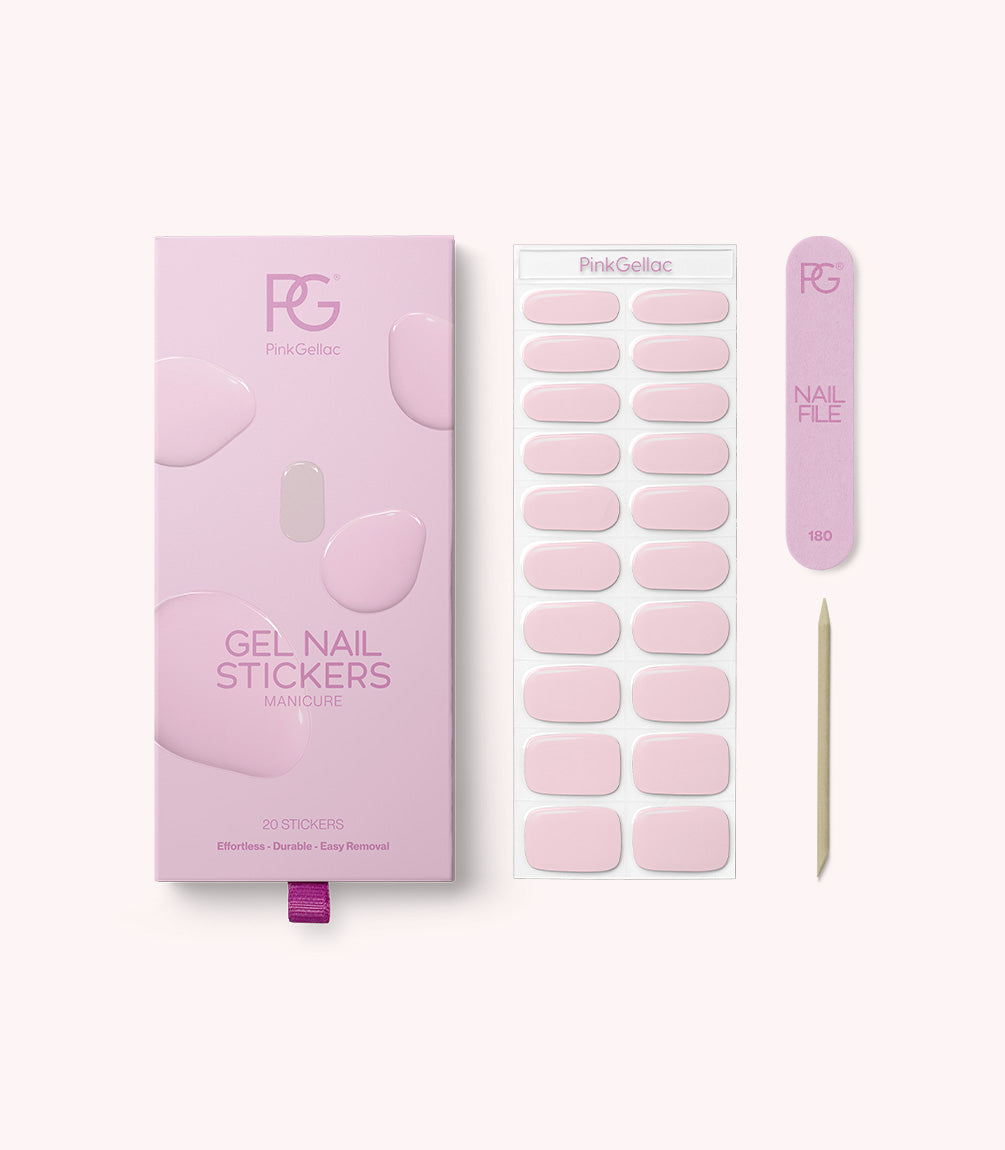 pink-gellac-007-flirty-pink-gel-nail-sticker-manik-re image 2