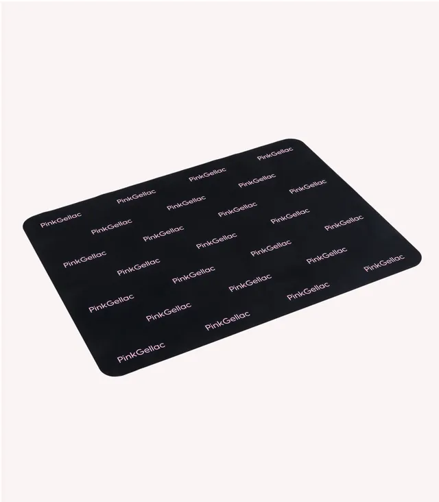 pink-gellac-manik-re-tischset-schwarz-nagel-tischunterlage image 1