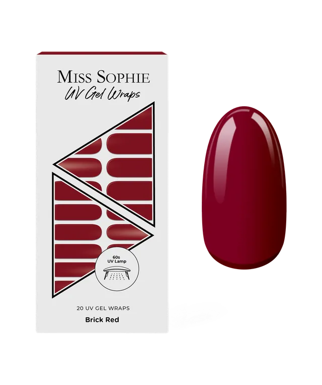 miss-sophie-brick-red-uv-gel-nagelfolien-ziegelrot image 1