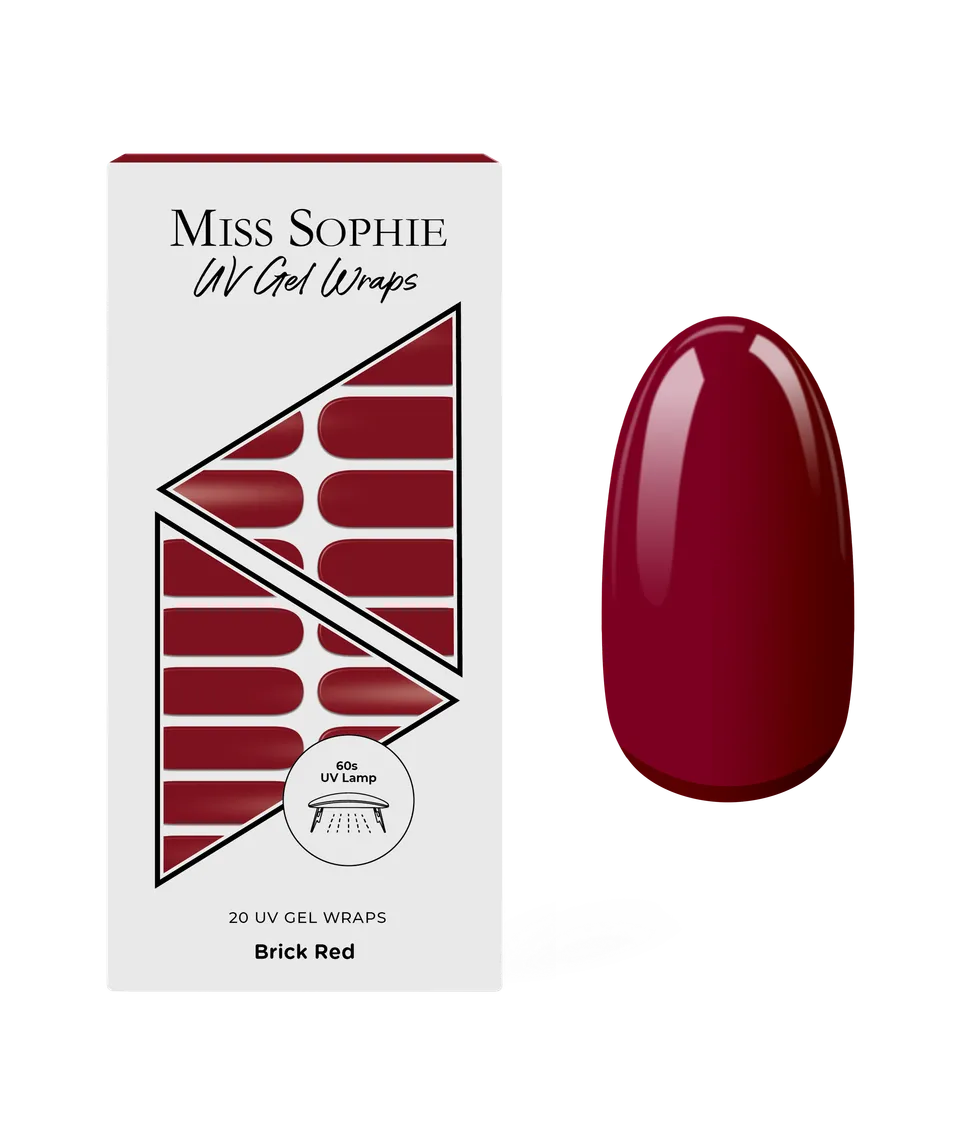 miss-sophie-brick-red-uv-gel-nagelfolien-ziegelrot image 1