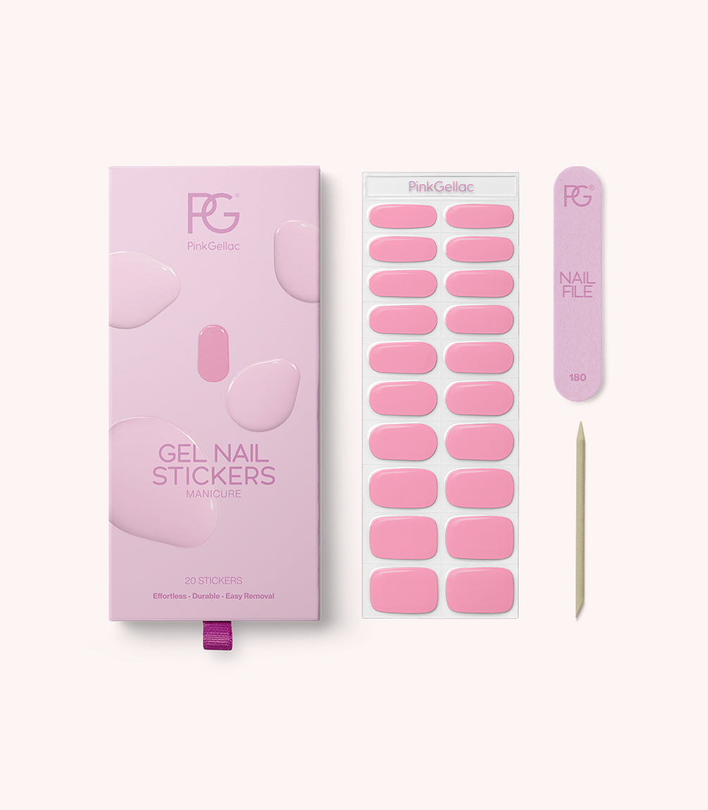 pink-gellac-045-poppy-pink-gel-nagel-sticker-manik-re image 2