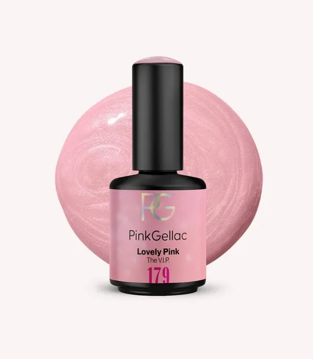 pink-gellac-179-lovely-pink-gel-nagellack-hellrosa-schimmer image 1