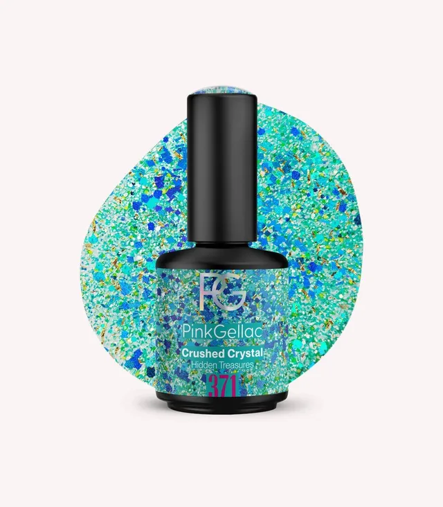 pink-gellac-371-crushed-crystal-gel-nagellack-multi-glitzer image 1