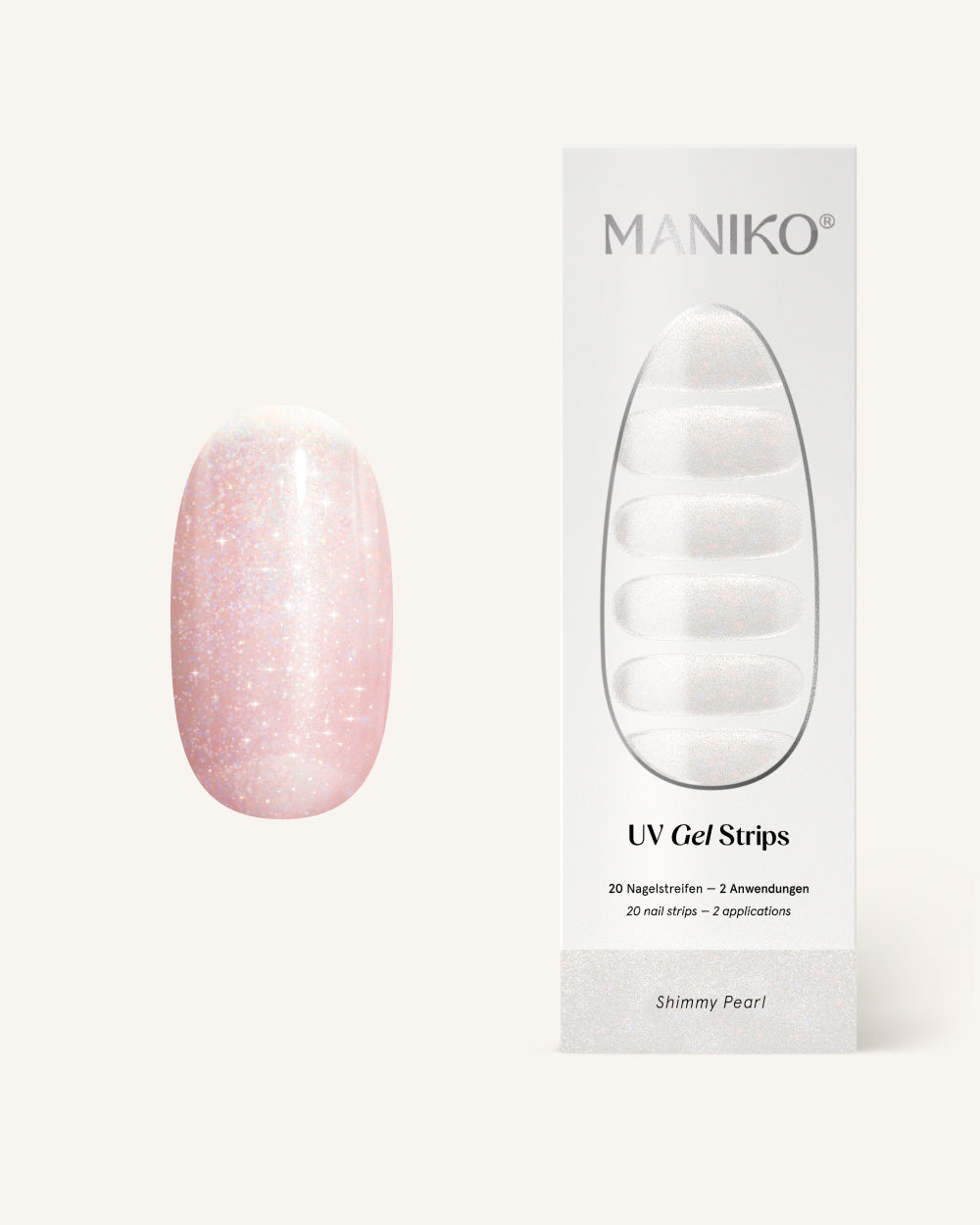 maniko-shimmy-pearl-uv-gel-strips-perlmutt-semi-transparent image 1