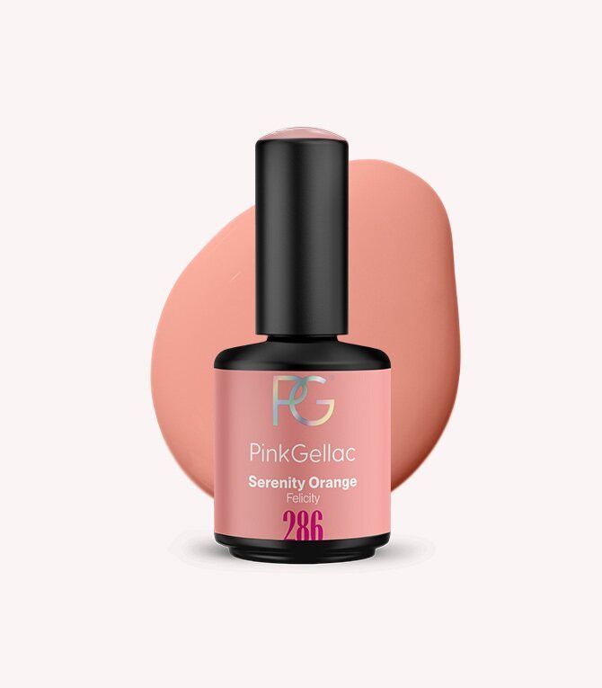 pink-gellac-286-serenity-orange-gel-nagellack-cremig-orange-felicity-kollektion image 1
