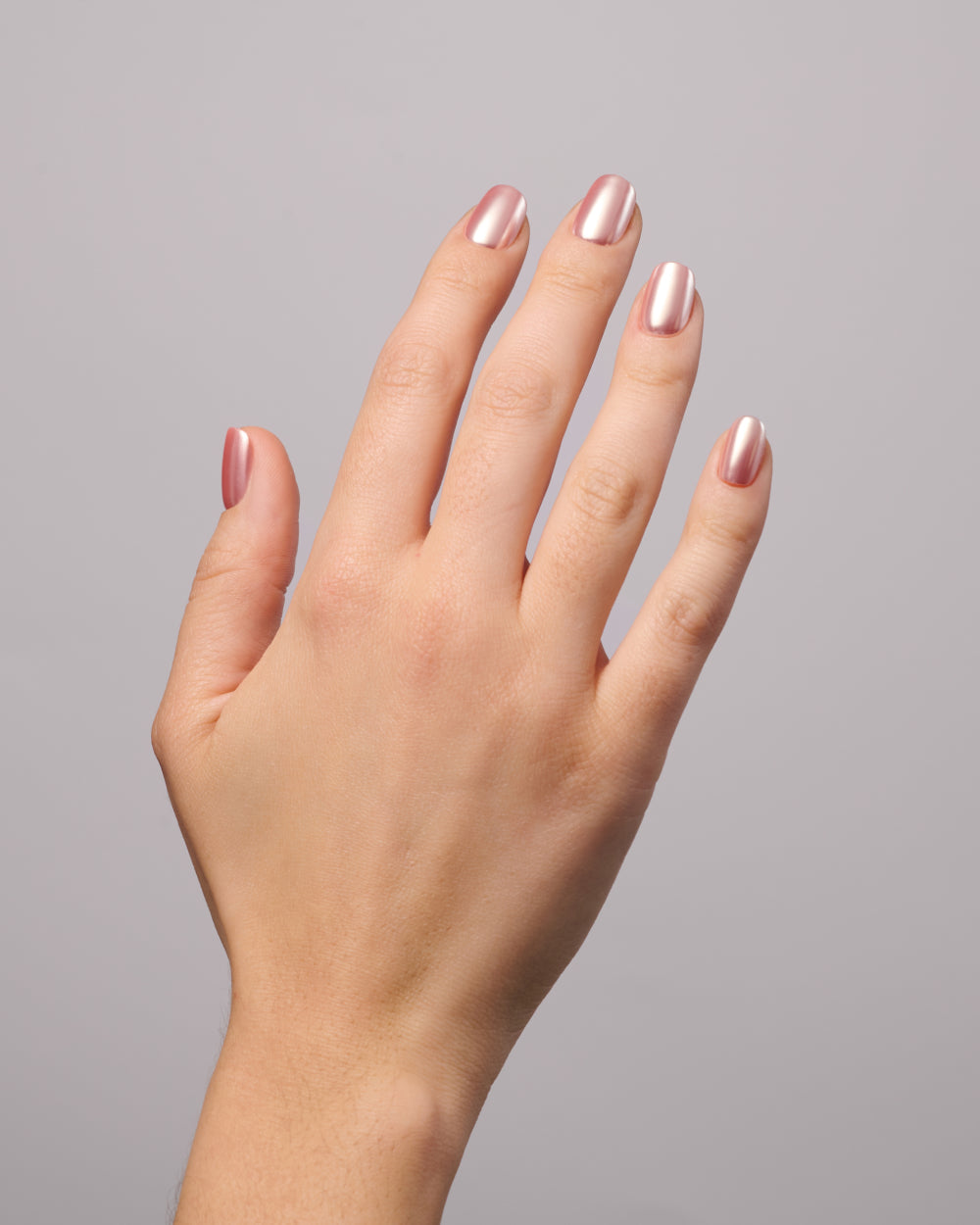 maniko-peach-mirror-short-square-soft-gel-press-ons image 3