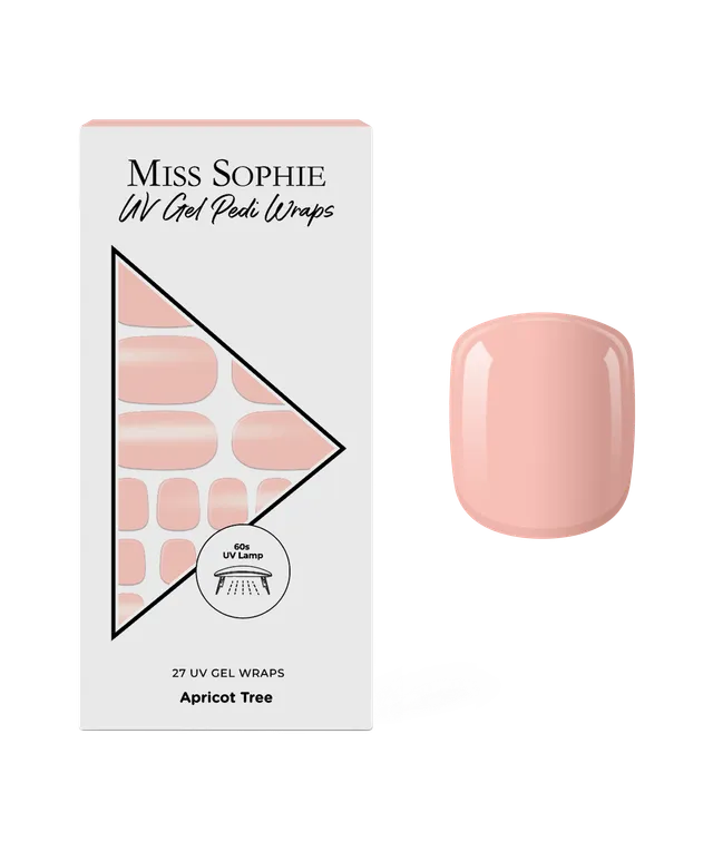 miss-sophie-apricot-tree-uv-pedicure-uv-gel-wraps image 1