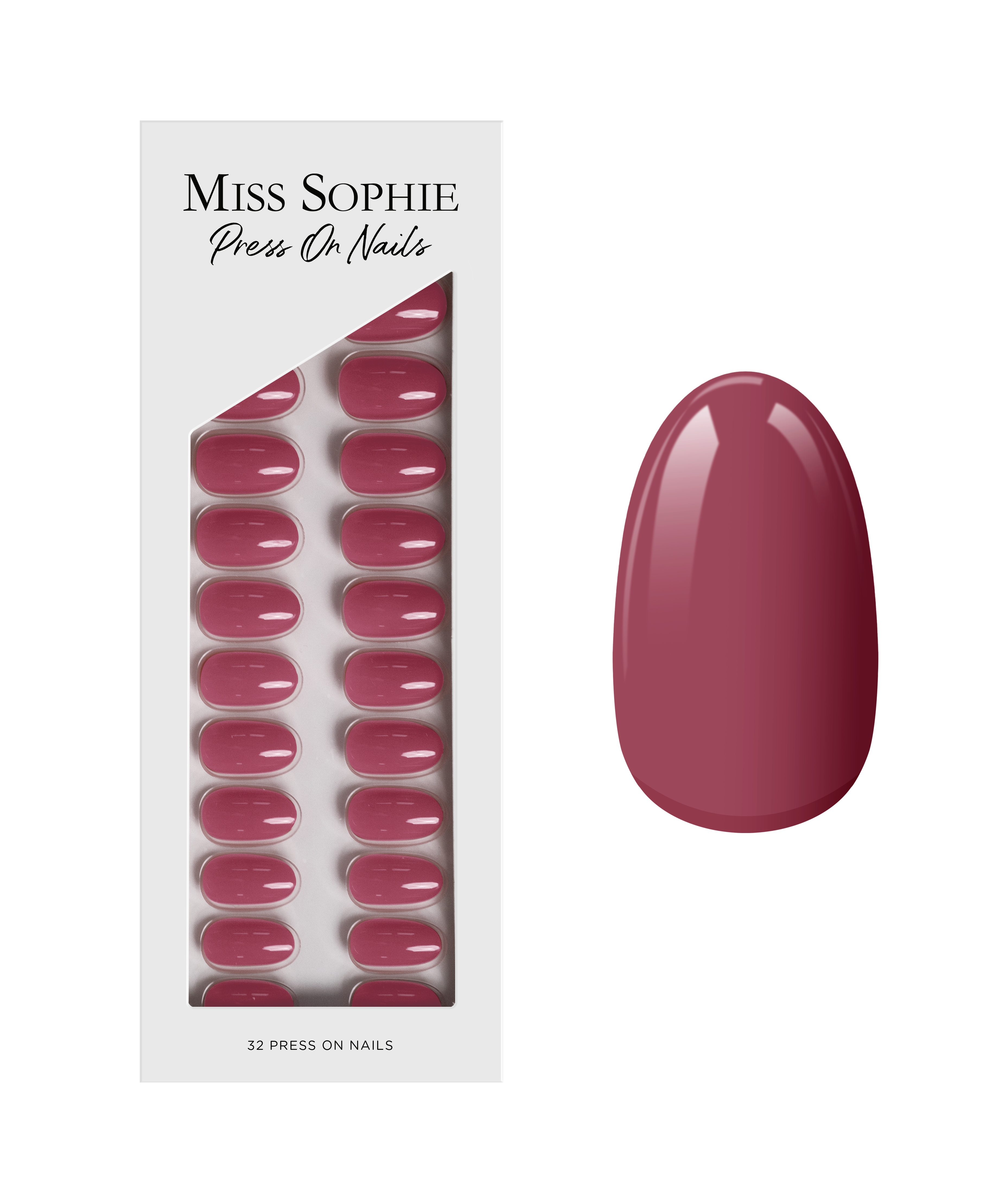 miss-sophie-rosewood-love-press-on-nails-short-round-ros-holz image 1