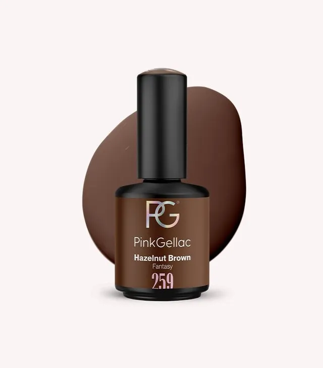 pink-gellac-259-hazelnut-brown-gel-nagellack-creme-braun image 1