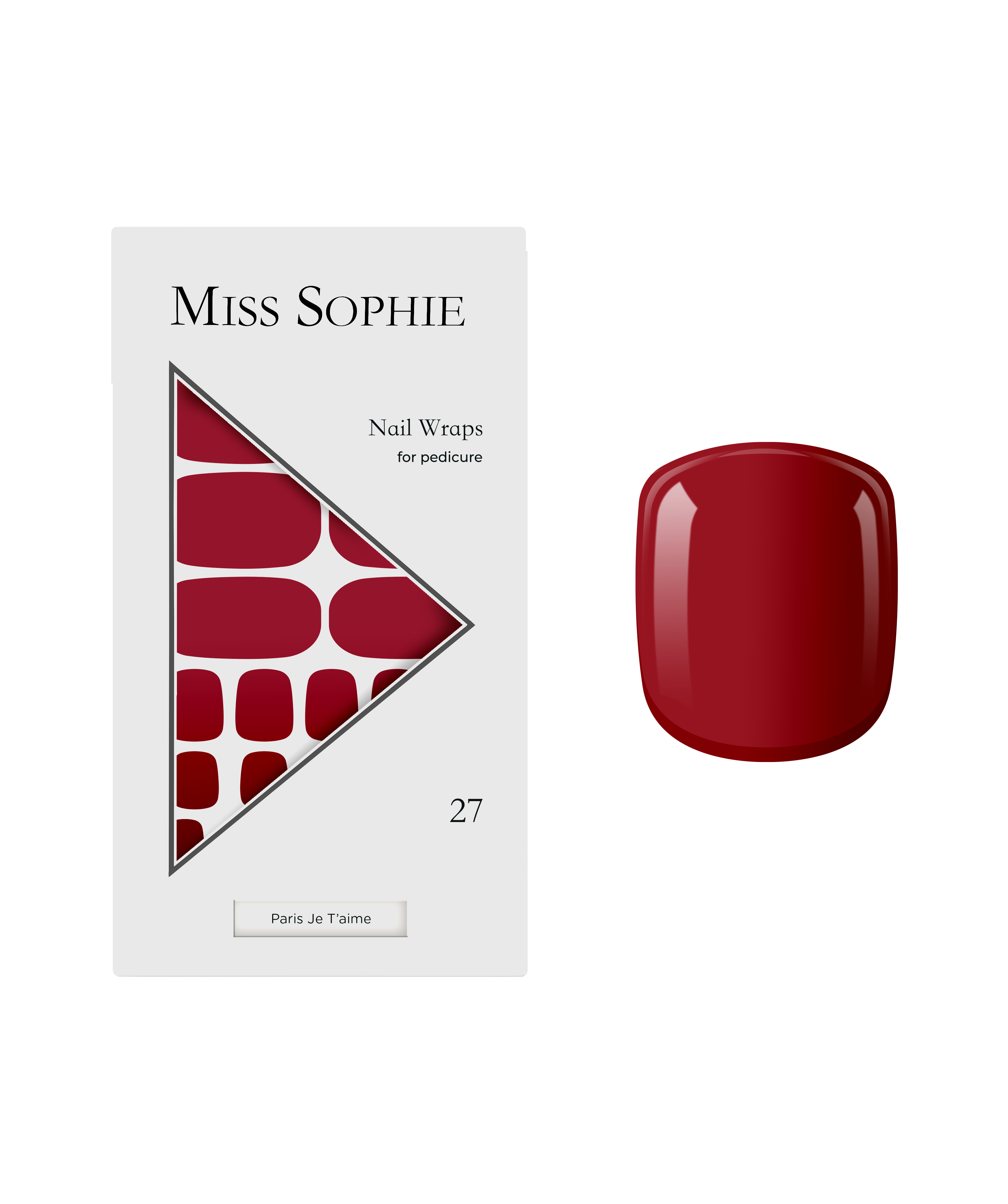 miss-sophie-paris-je-t-aime-pedicure-nagelfolien image 1
